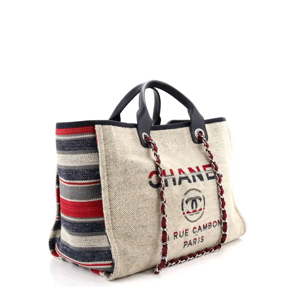 Chanel Deauville Tote Canvas Medium #266257C34B